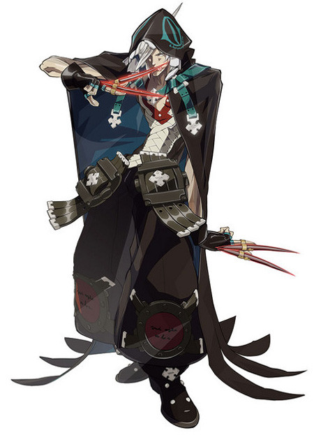 This is the sort of guy you see getting splattered by a monster in the first episode of a monster anime.