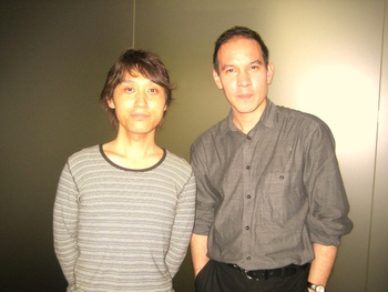 From Left: Takeshi Koike, Roland Kelts
