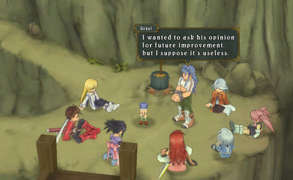 Ah, telling tales in a TALES game. Very meta.