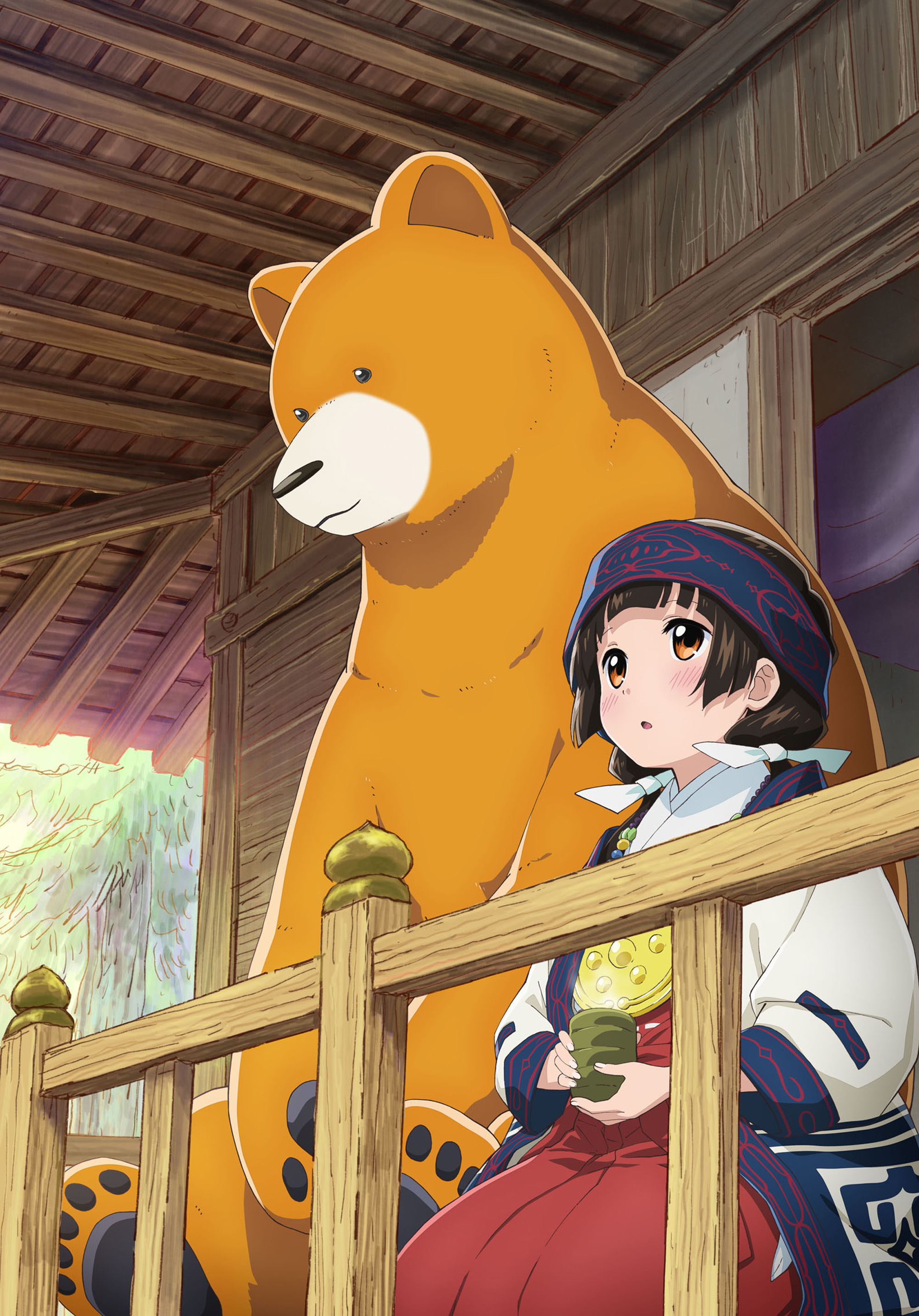 anime style girl with teddy bear ilustración de Stock | Adobe Stock-demhanvico.com.vn