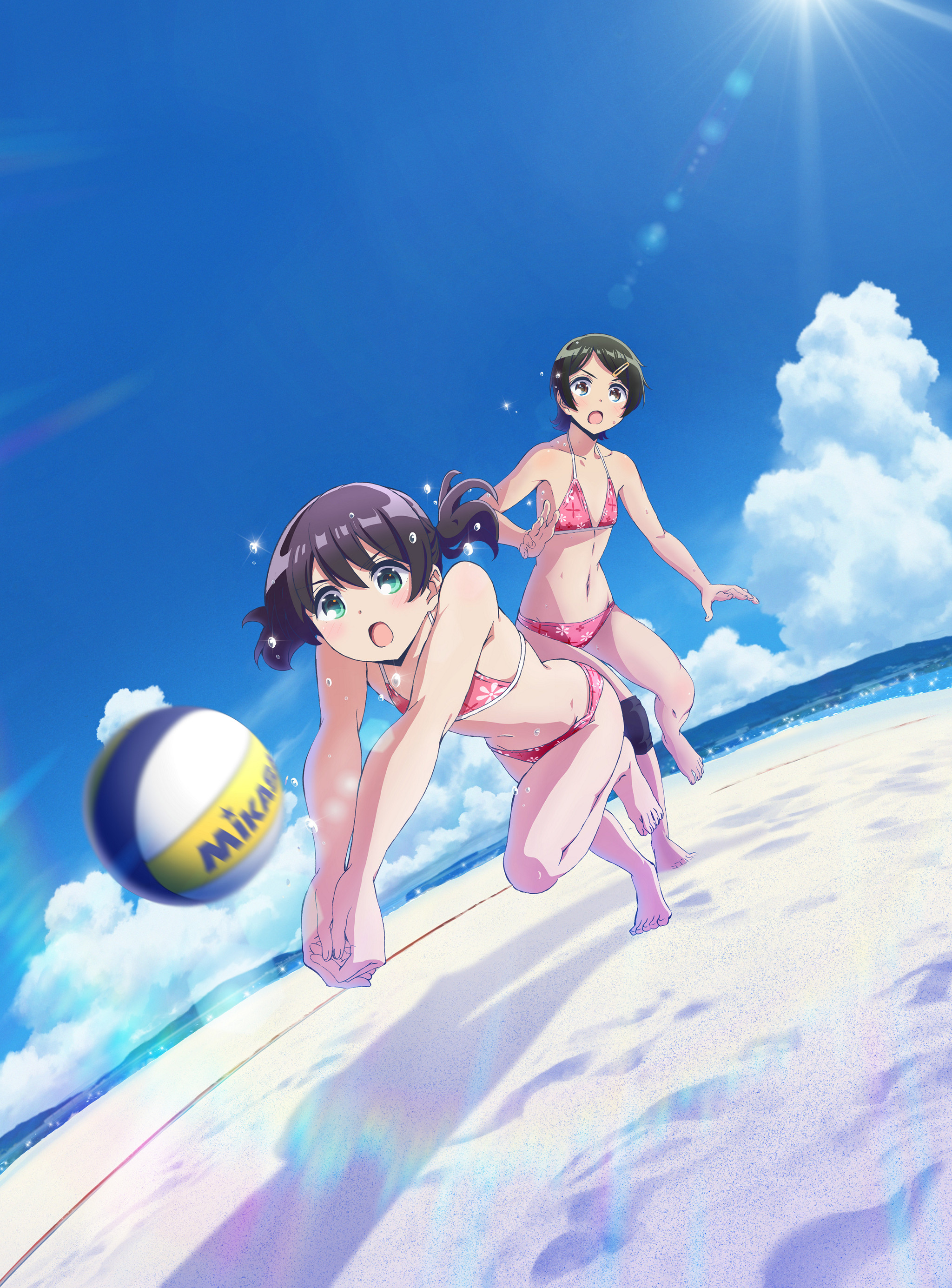 New Visual for the Upcoming Beach Volleyball Anime 'Harukana Receive'  Reveals the Thomas Sisters