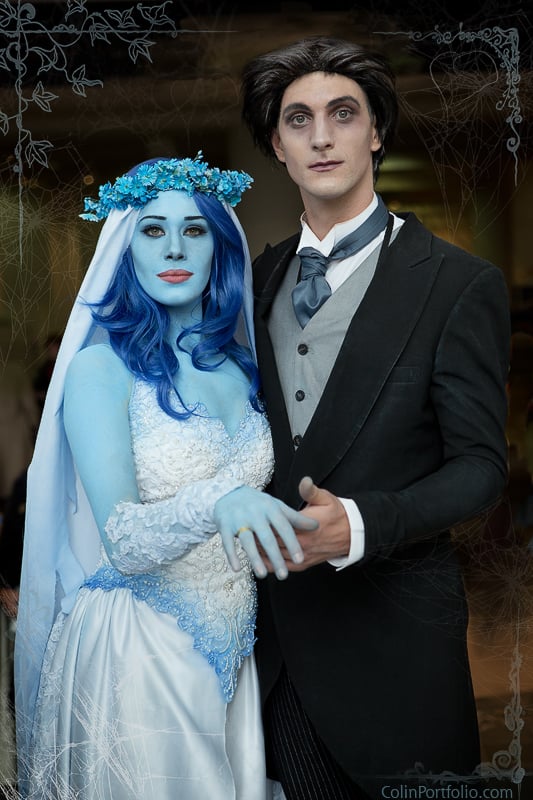 Corpse Bride's Victor and Emily. 