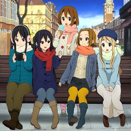 Aki Toyosaki, K-On, kakifly, yui Hirasawa, Mio Akiyama, Kyoto