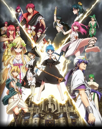 10 PCS/LOT Anime Magi : The Kingdom of Magic Poster Stickers