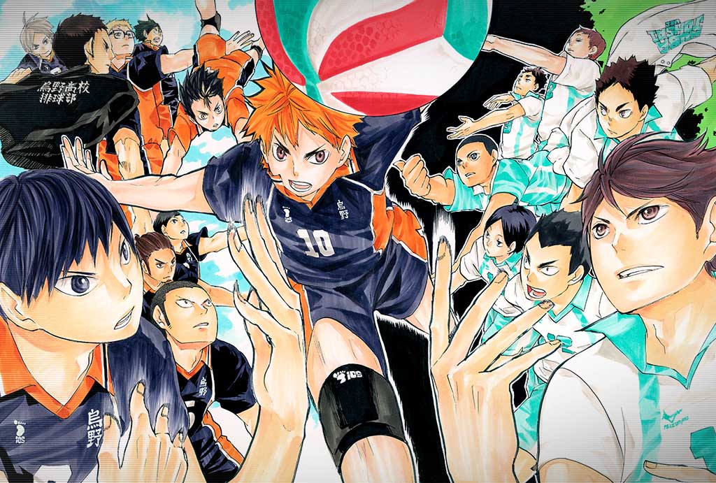 Haikyu!, vôlei em mangá e anime