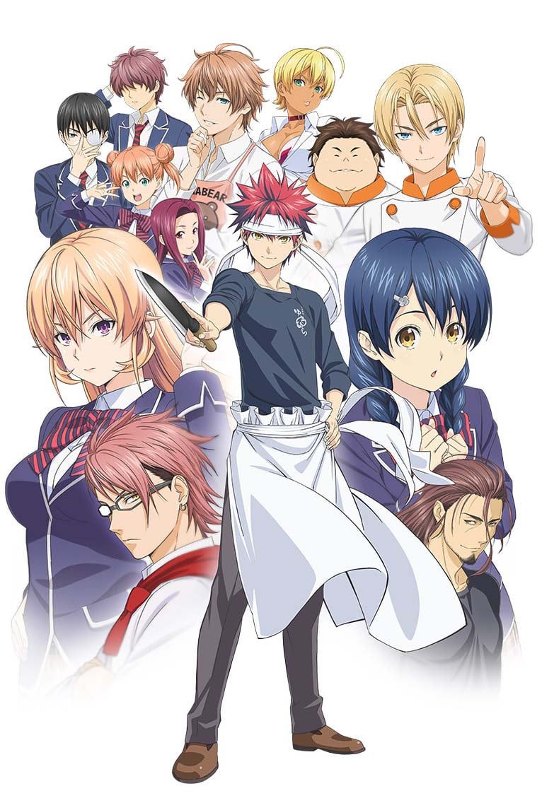 Food Wars! / Shokugeki no Souma Season 1-5 Complete Anime DVD (English Dub)