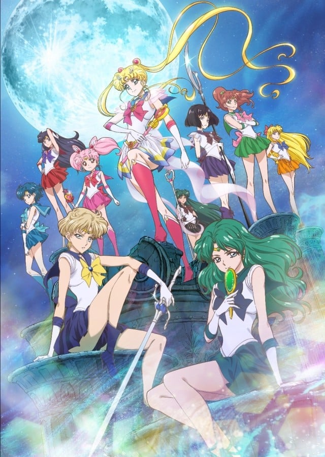 Sailor Moon (Season 1 2 3 4 5 + Crystal + 3 Movie) ~ All Region~ English  Version