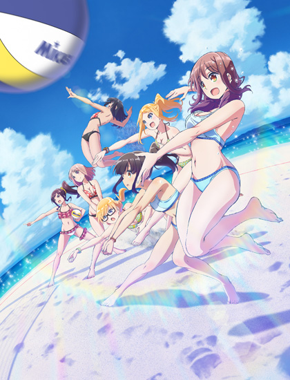 Harukana Receive' Beach Volleyball Anime' 1º Promo Video Lista Staff