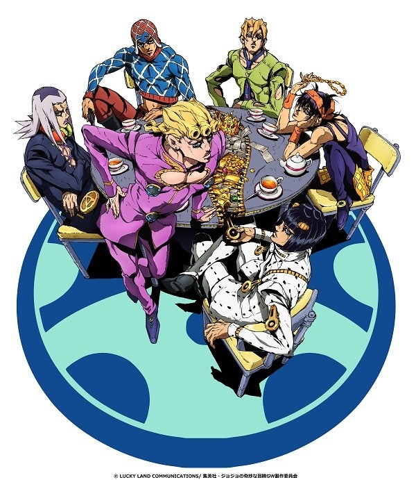 Jojo no Kimyou na Bouken - Ougon no Kaze - DVD - 1 (David Production,  Warner Home Video)