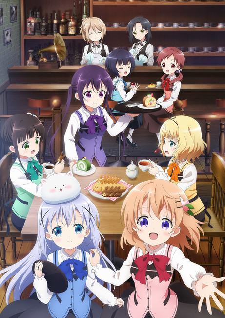 3º volume Blu-ray/DVD de Gochuumon wa Usagi Desu ka? Bloom com