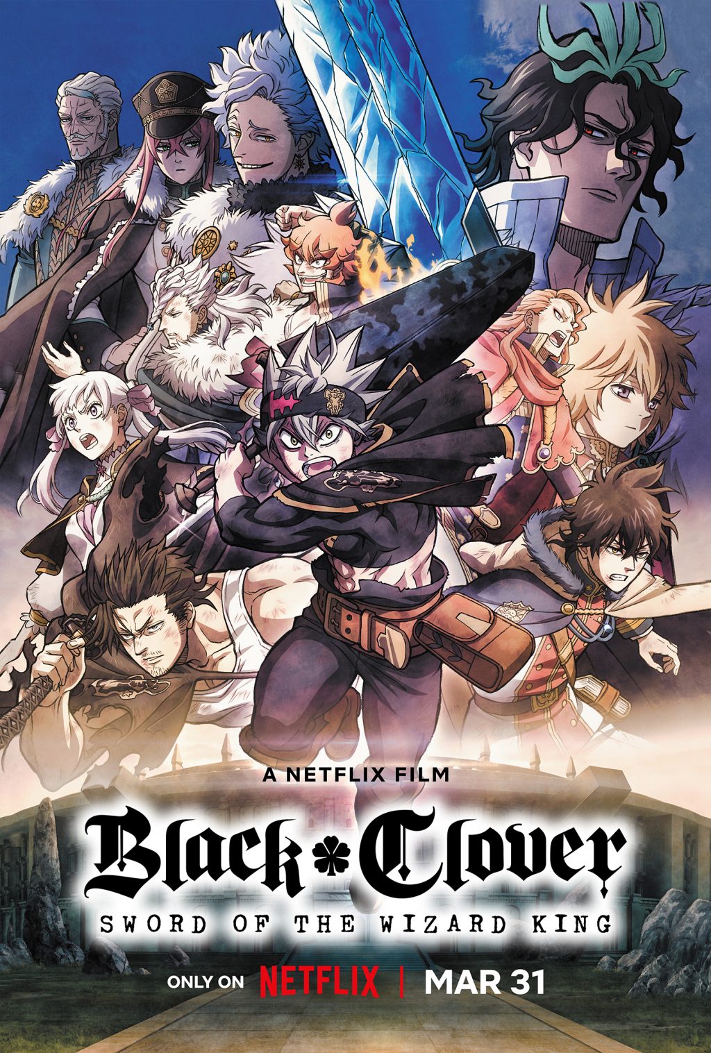 Black clover, anime, asta, clover, liebe, manga, theme, HD phone