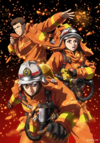 Firefighter anime girls