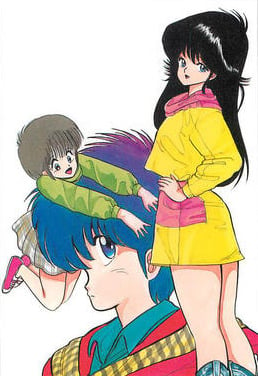 KOR181  Kimagure Orange Road anime cel color copy background