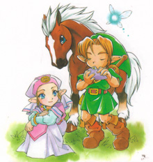 Ocarina of Time Manga page 12  Legend of zelda, Zelda art