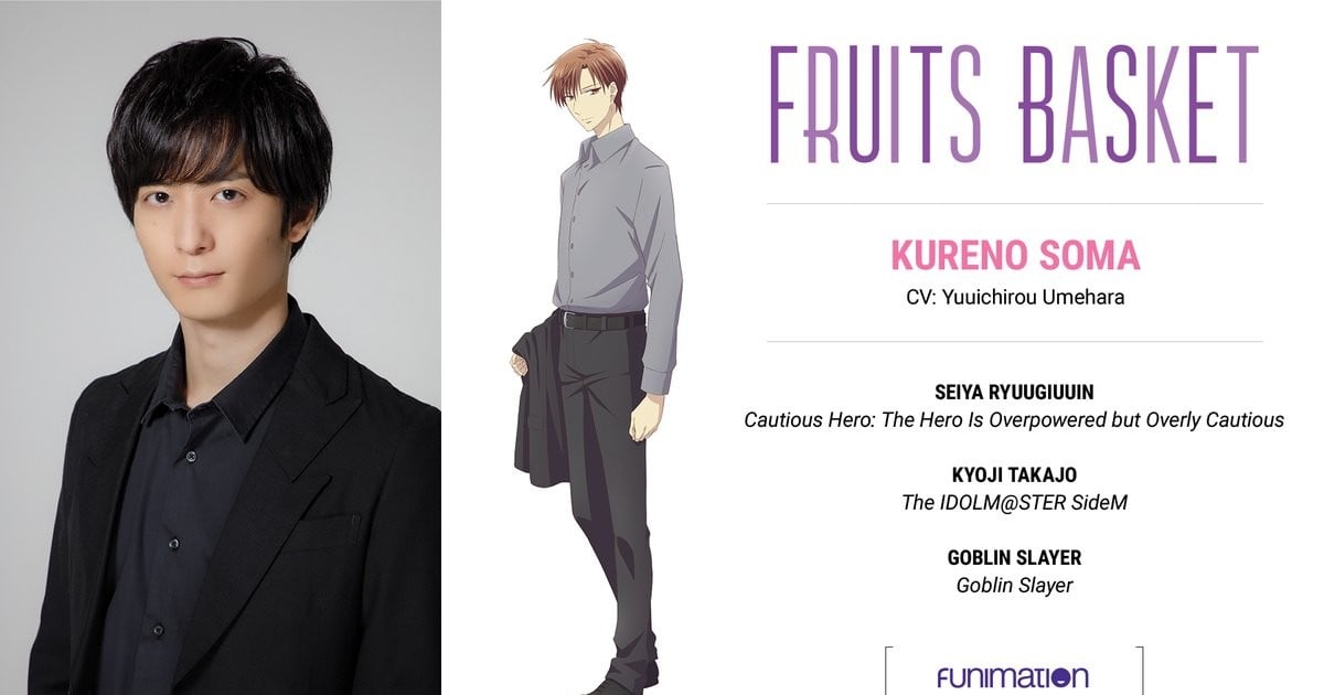 Fruits Basket (2019) Anime Voice Actors / Seiyuu 