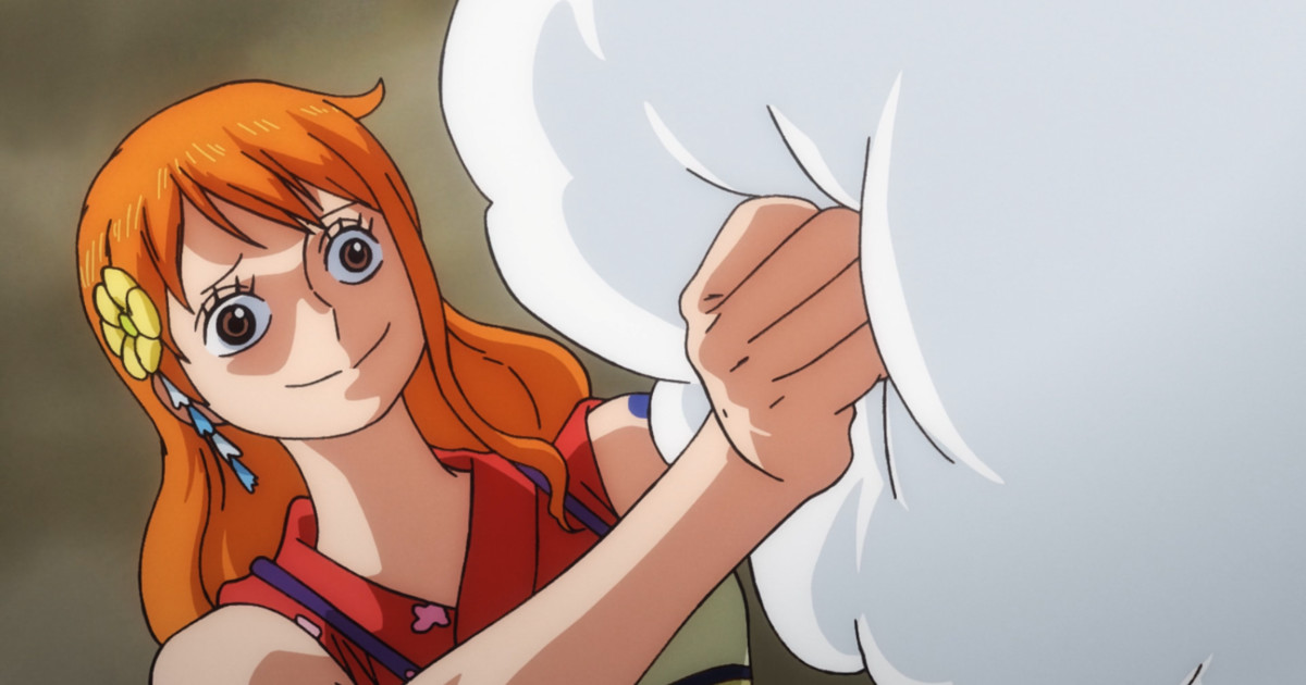 Nami Creeping Out Zeus  One Piece Episode 996 