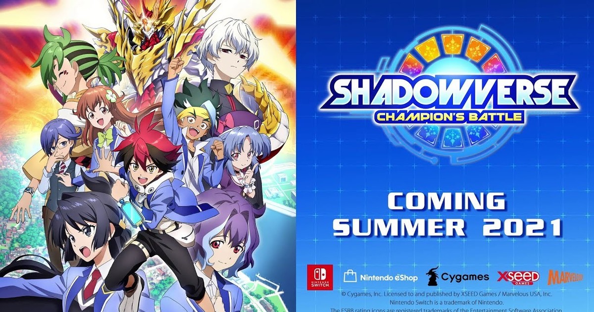 Shadowverse Champion S Battle Switch Game Heads West This Summer News Anime News Network