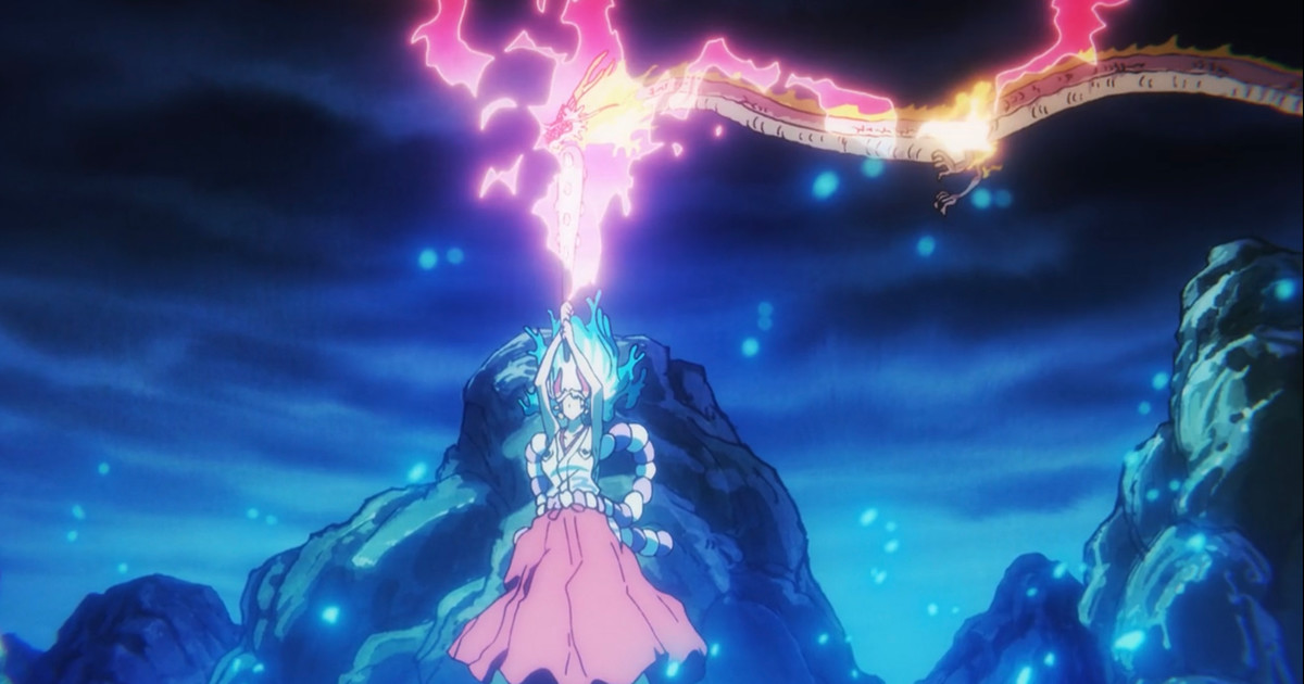 One Piece Episode 1049: Momo shows astonishing courage & transforms into a  giant dragon