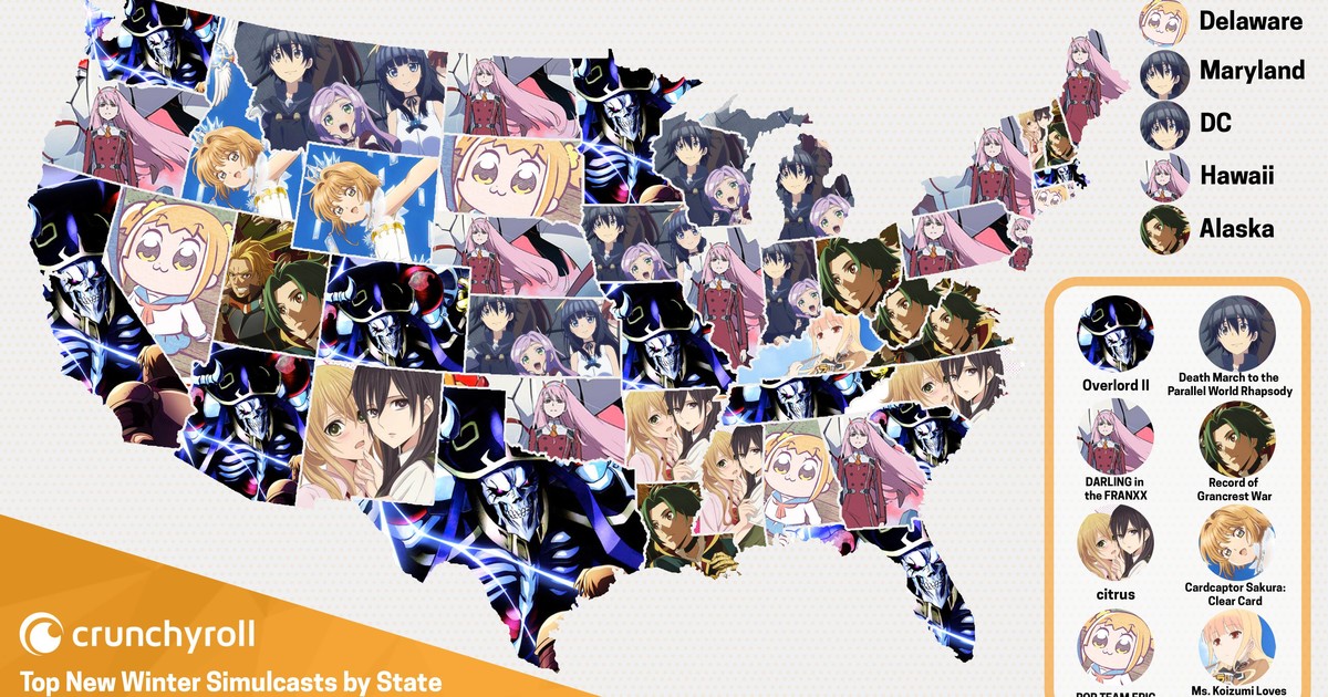 Crunchyroll on X: Our map on the most popular anime this season in EUROPE  🎶 🌍 Info:   / X