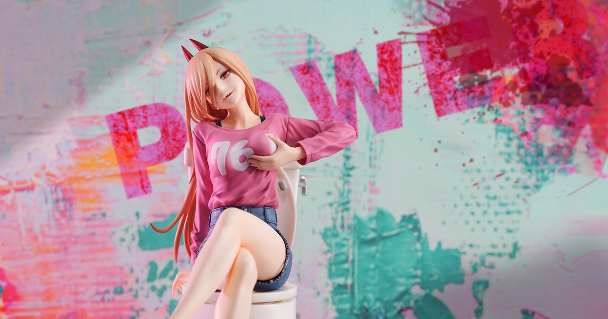 Chainsaw Man Statue 1/7 Power & Meowy 28 cm