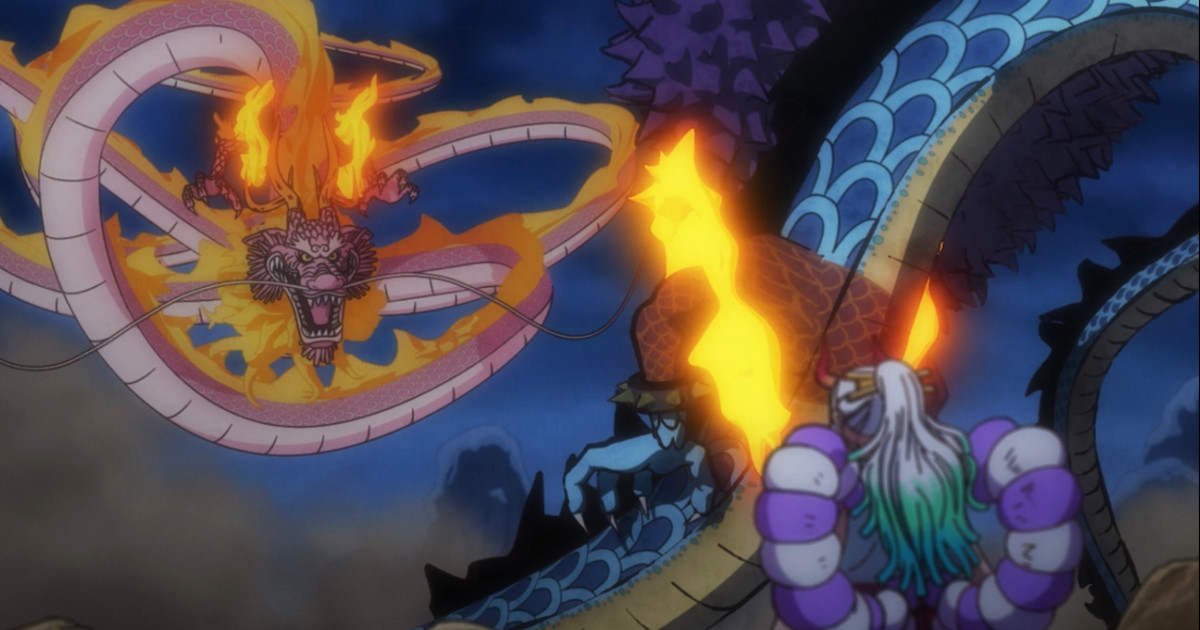 Kaido true Form  One piece Ep 1021 