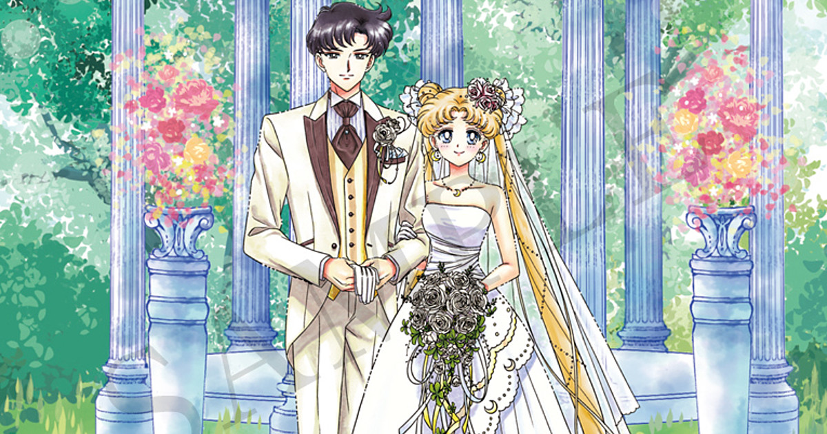 Download Blonde Anime Girl In Wedding Dress Wallpaper | Wallpapers.com