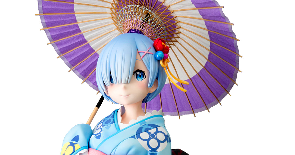 Re:Zero's Rem Gets Lovely Life-Size Kimono Figure - Interest - Anime News  Network