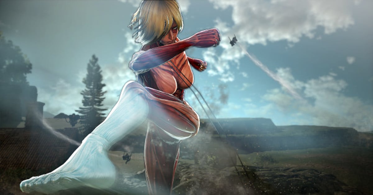 Attack On Titan - Female Titan vs Eren Titan