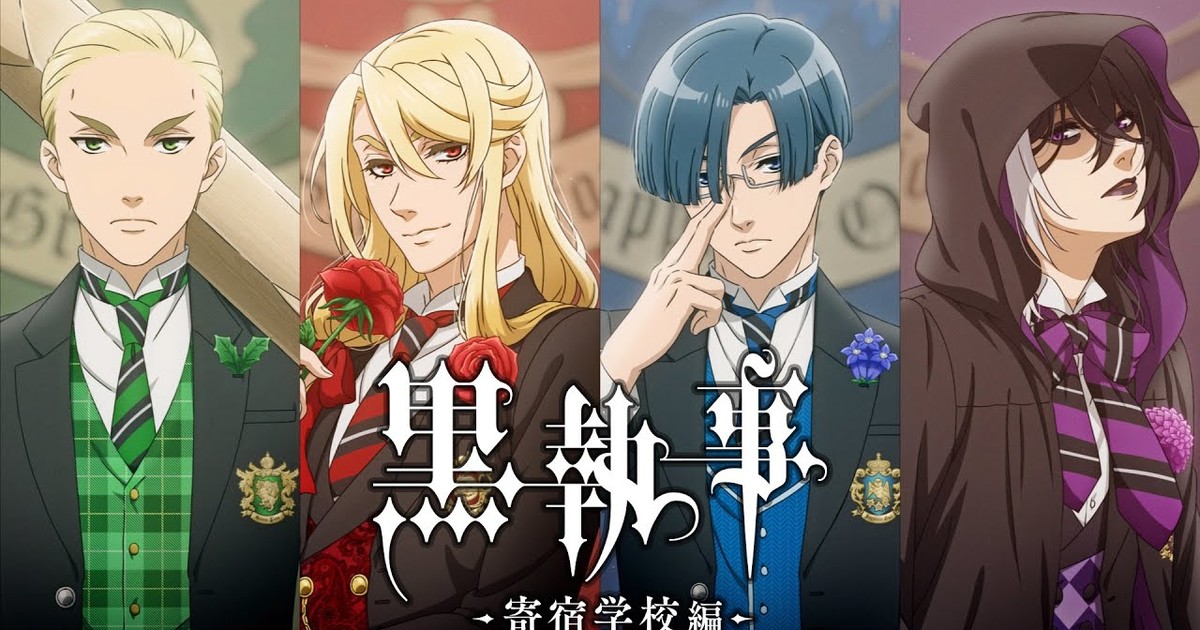 All the Main Characters in the 'Black Butler' Anime Series
