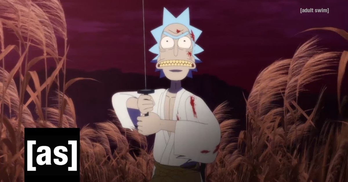 Studio DEEN Produces 5Minute Samurai  Shogun Short for Rick and Morty  Animated Series  News  Anime News Network