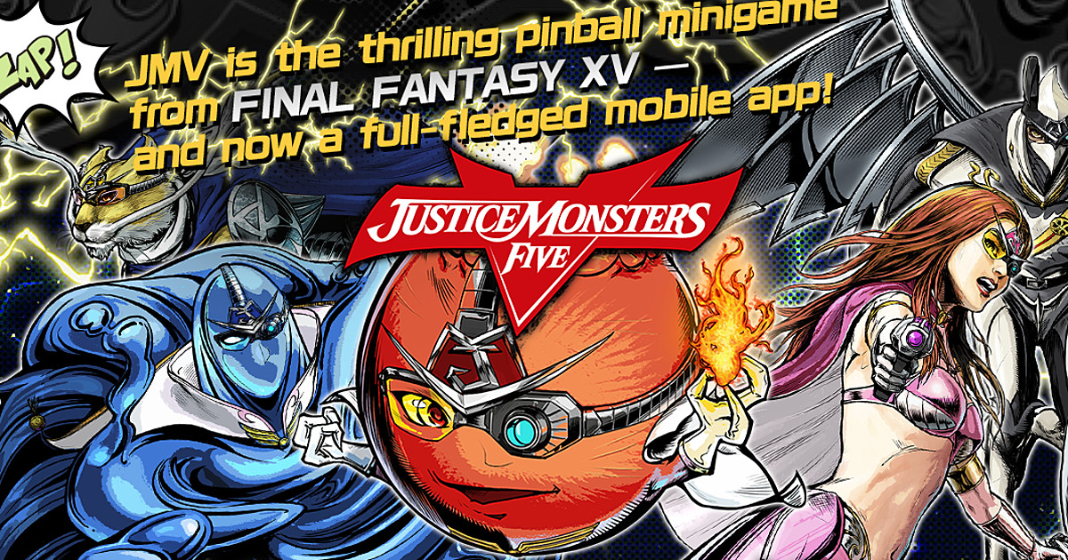 Final Fantasy Xv Spinoff Game Justice Monsters Five Arrives On Ios Android On August 30 News Anime News Network