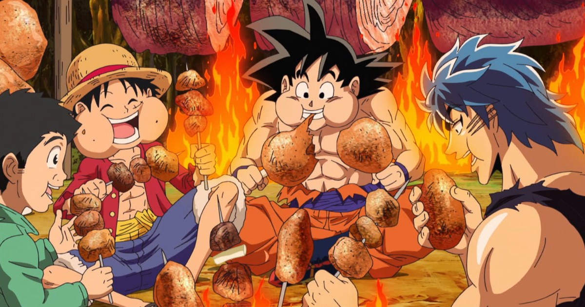 Dragon Ball Z x One Piece x Toriko crossover anime visual released –  Capsule Computers