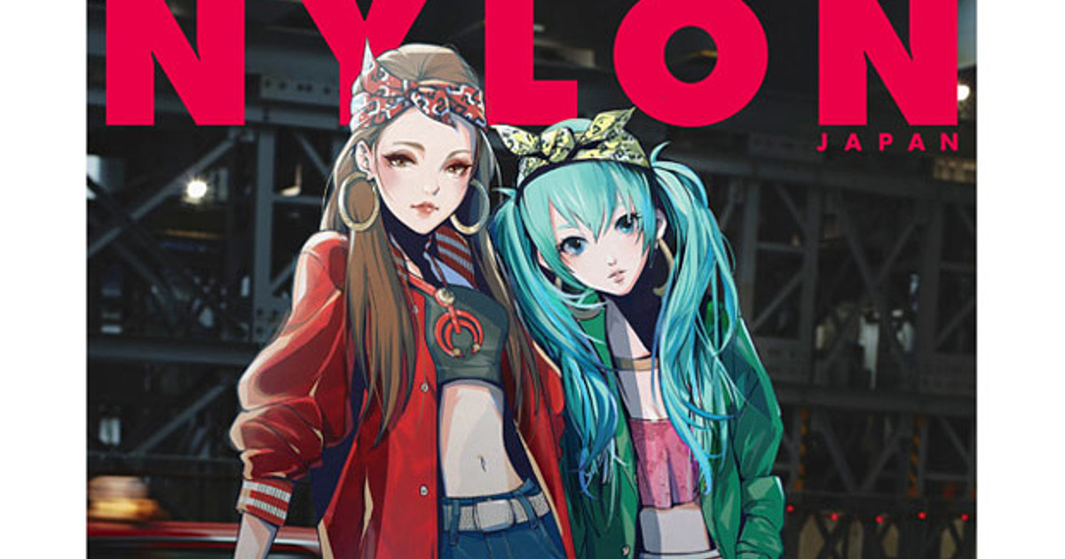 Namie Amuro Hatsune Miku Drawn For Nylon Japan Cover Interest Anime News Network