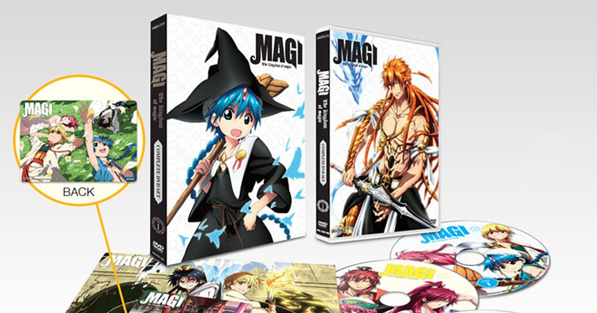 MAGI THE LABRYINTH OF MAGIC KINGDOM OF MAGIC ANIME 2-DVD SEASON 2