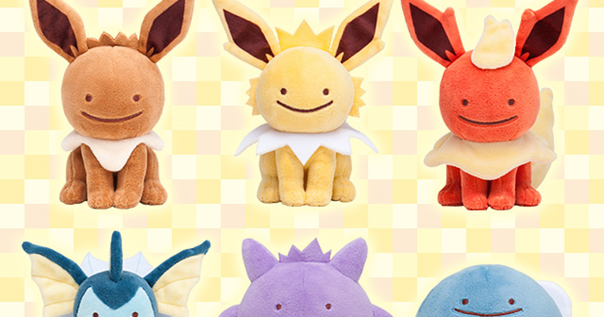 Adorable Ditto Transformation Merchandise Coming to Japan - My Nintendo News