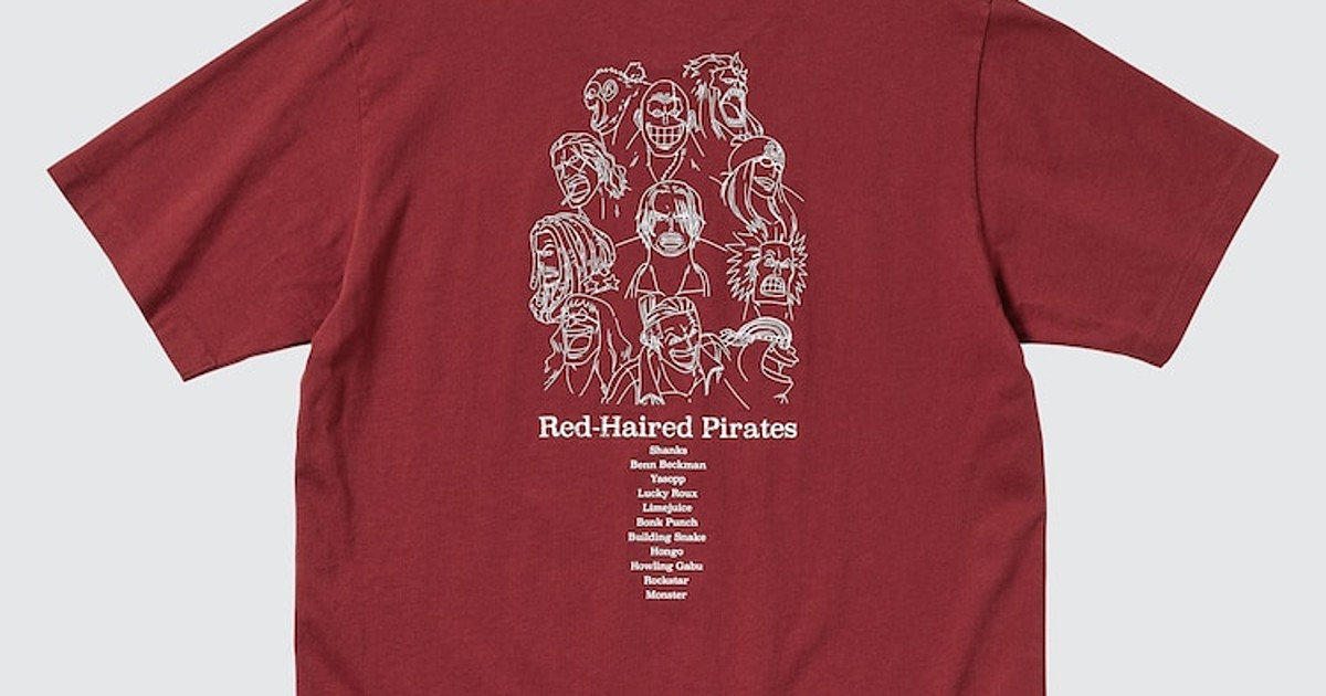 One Piece Film Red Uniqlo Shirts Arrive In U S On October 27 Interest Anime News Network
