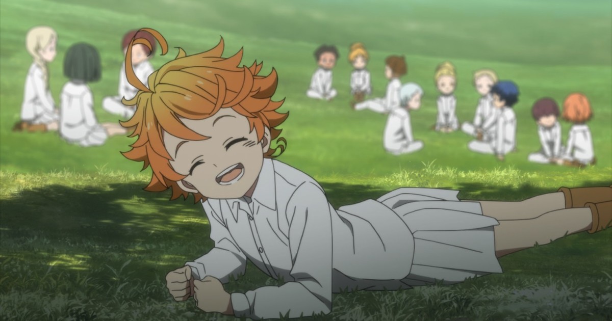 my mom (and dad) guesses the promised neverland character names &  descriptions 