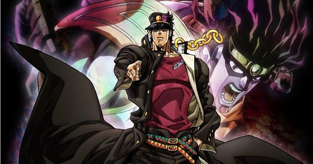 Shin - Jotaro Kujo and his stand Star Platinum from Jojo's