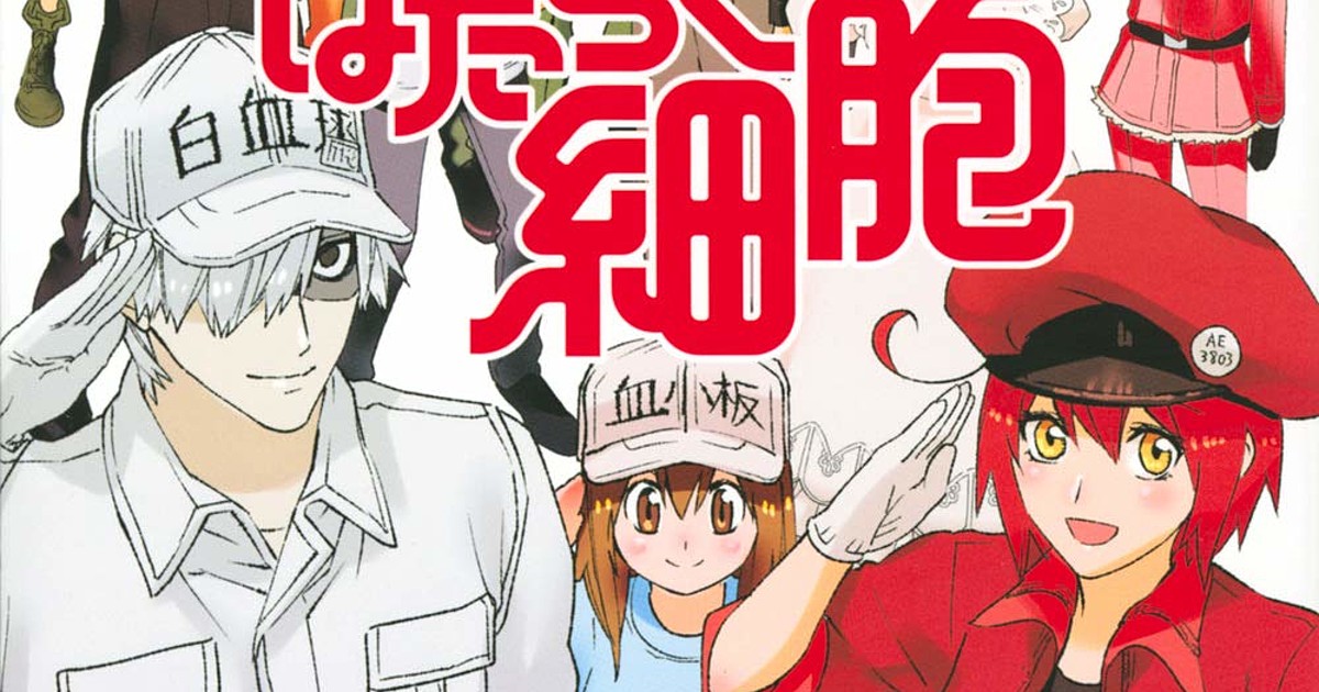 Cells at Work! Anime Reveals Character Visuals for Red, White Blood Cells -  News - Anime News Network