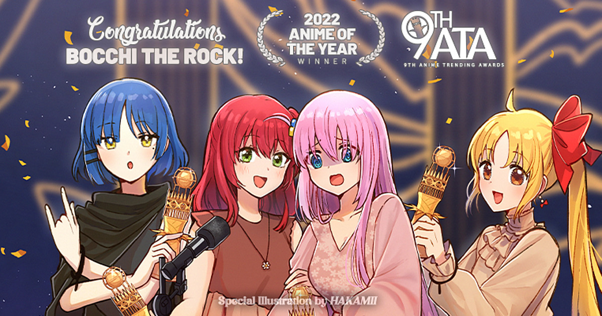 Bocchi the Rock foi o grande vencedor do Anime Awards Brasil 2023