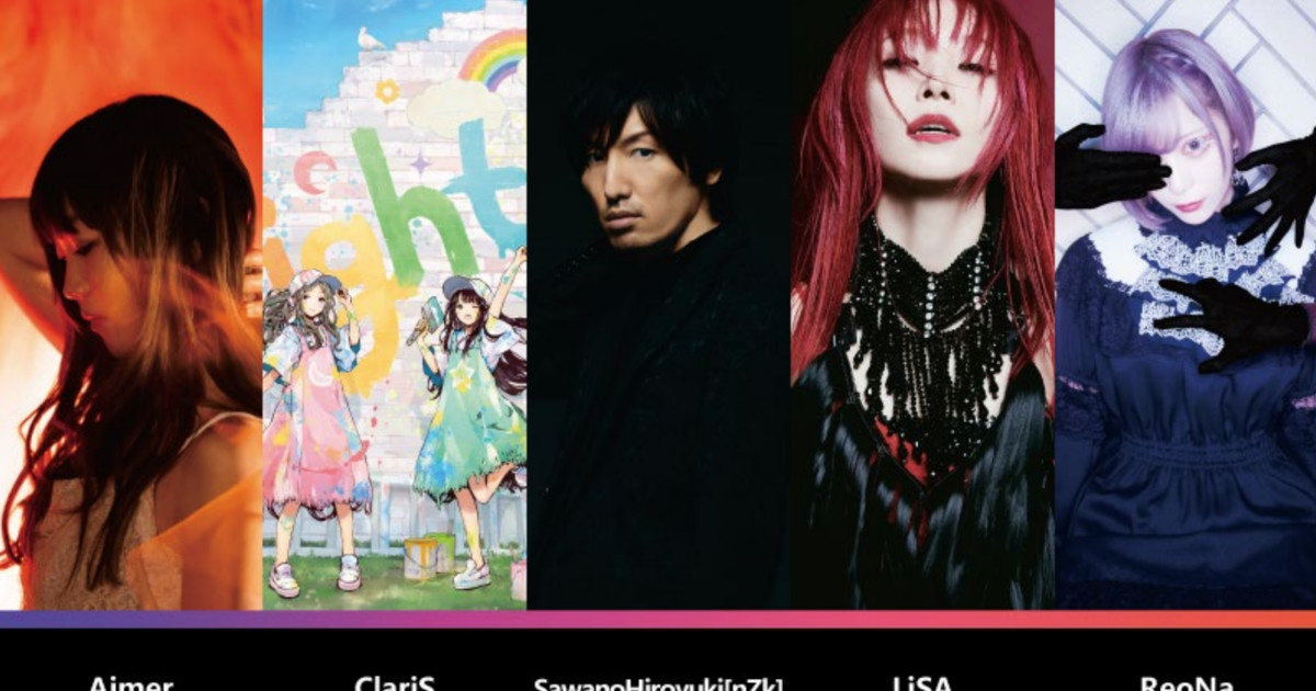Aniplex Online Fest Hosts Musical Artists Aimer Claris Lisa Reona Hiroyuki Sawano News Anime News Network