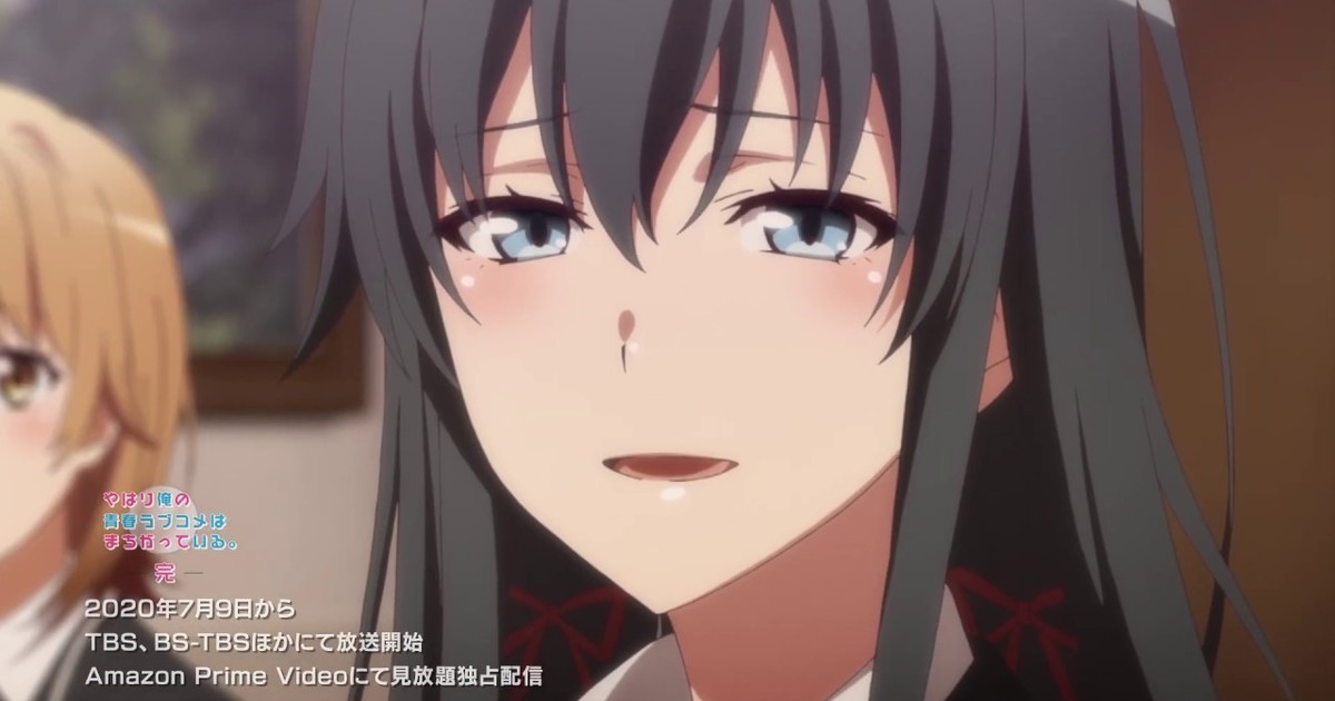 Third Season of 'Yahari Ore no Seishun Love Comedy wa Machigatteiru.'  Broadcast Delayed 