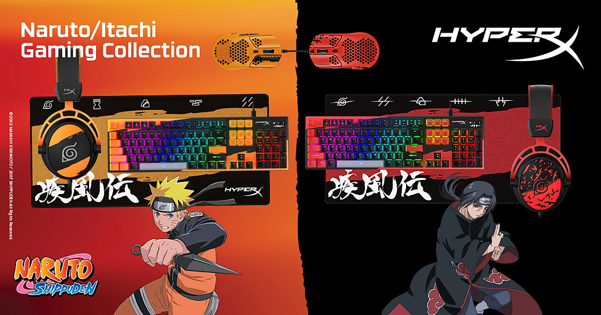 Naruto Shippūden Gaming Accessories Hits HyperX's Online Store - Interest -  Anime News Network