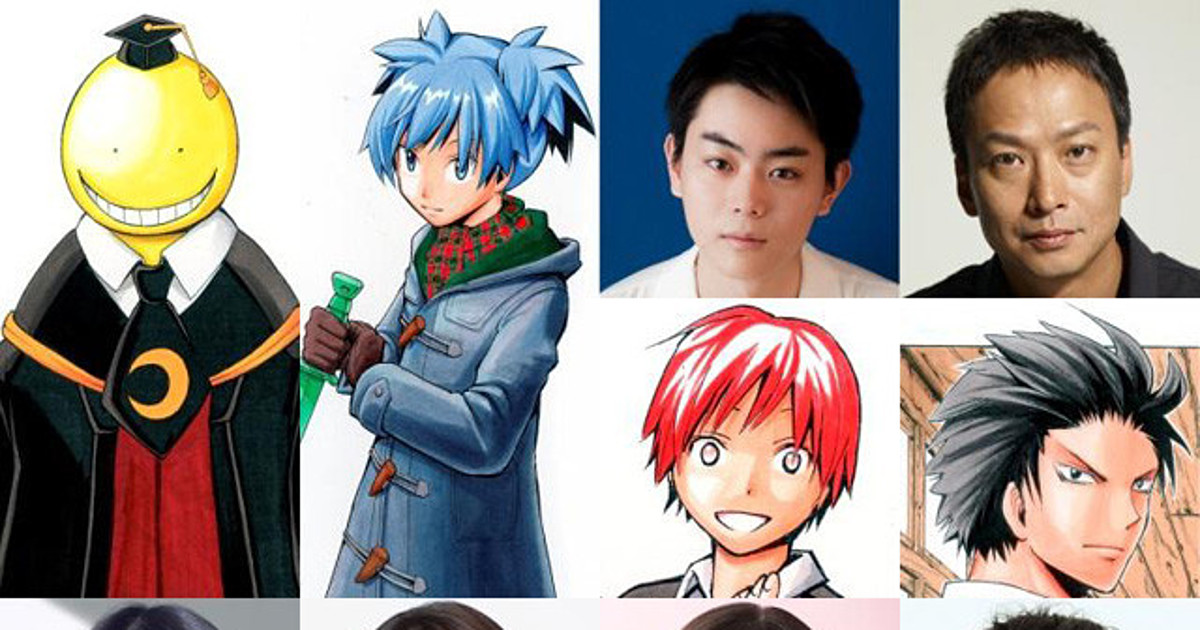 Seiyuu - Assassination Classroom Anime's Full Class 3-E Cast