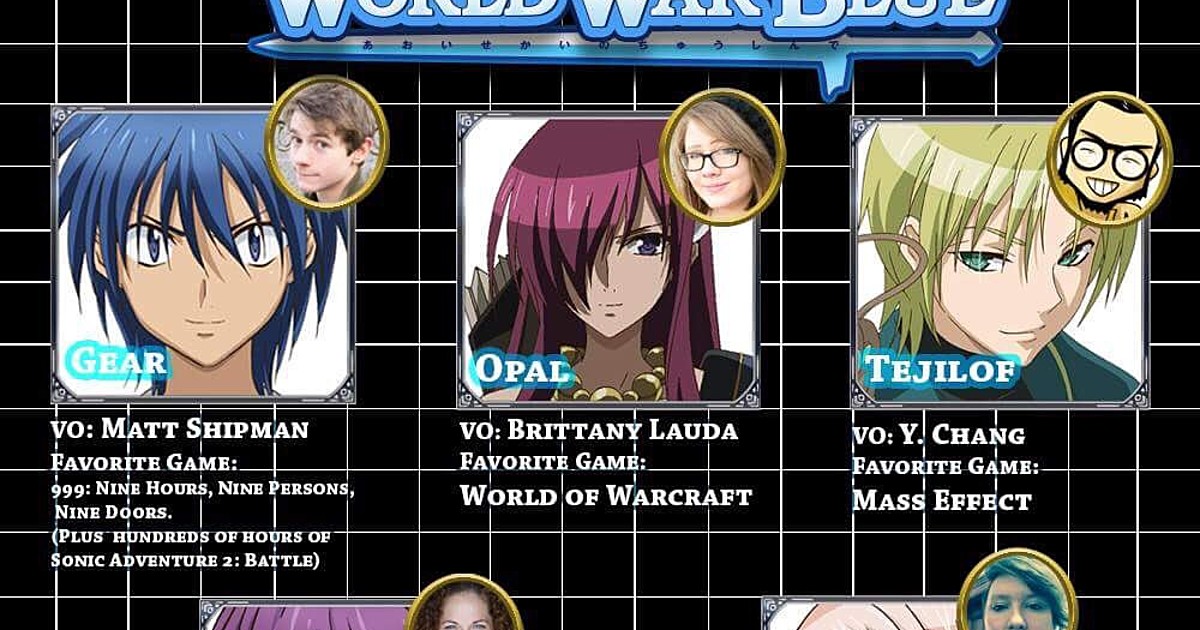 Media Blasters Reveals English Dub Cast For World War Blue Anime News Anime News Network Media Blasters Reveals English Dub Cast For World War Blue Anime News Anime News Network