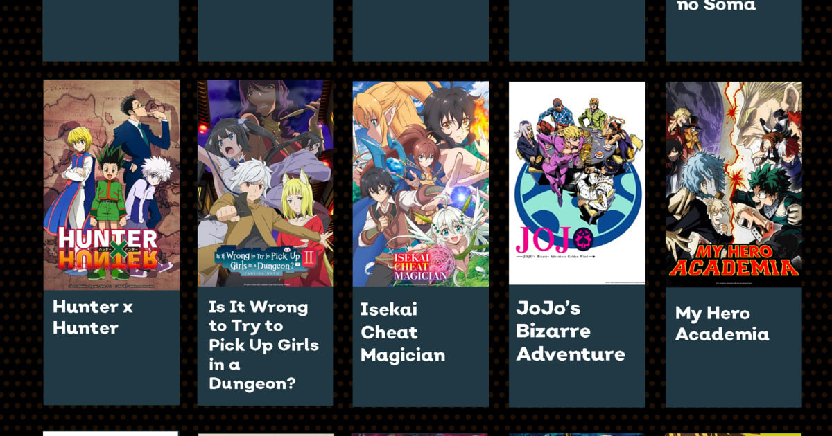 Top 20 animes mais assistidos no verão de 2019 - Crunchyroll