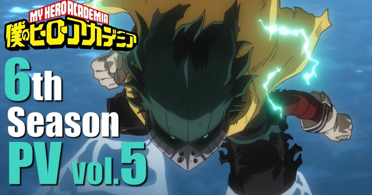 Anime News Centre - JUST IN: My Hero Academia Season 6 Part 2 new key  visual released for the upcoming Black Hero Arc!