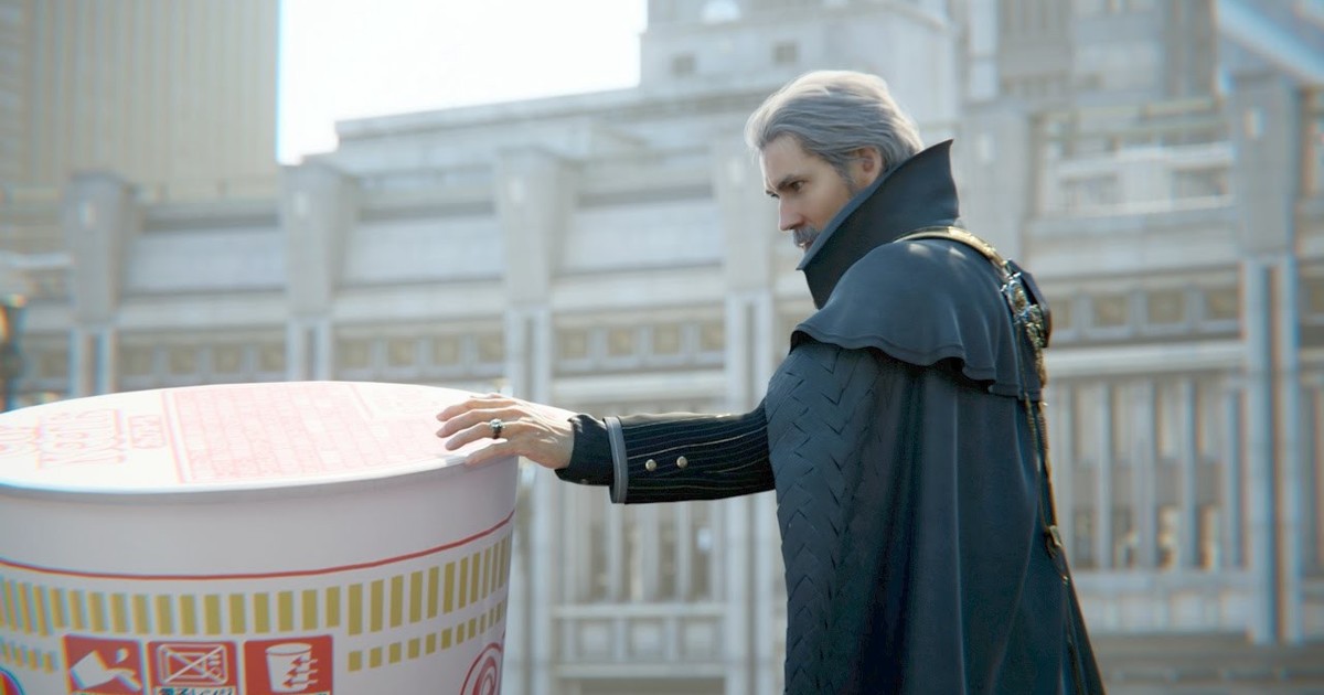 Cup Noodles Continues Its Final Fantasy Xv In Game Campaign In Weird Ad Interest Anime News Network