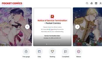 Pocket Comics Platform Ends English, French, Korean Services on October 31