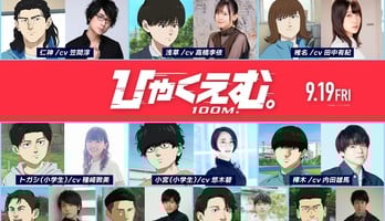 100 Meters Anime Film Reveals 10 More Cast Members